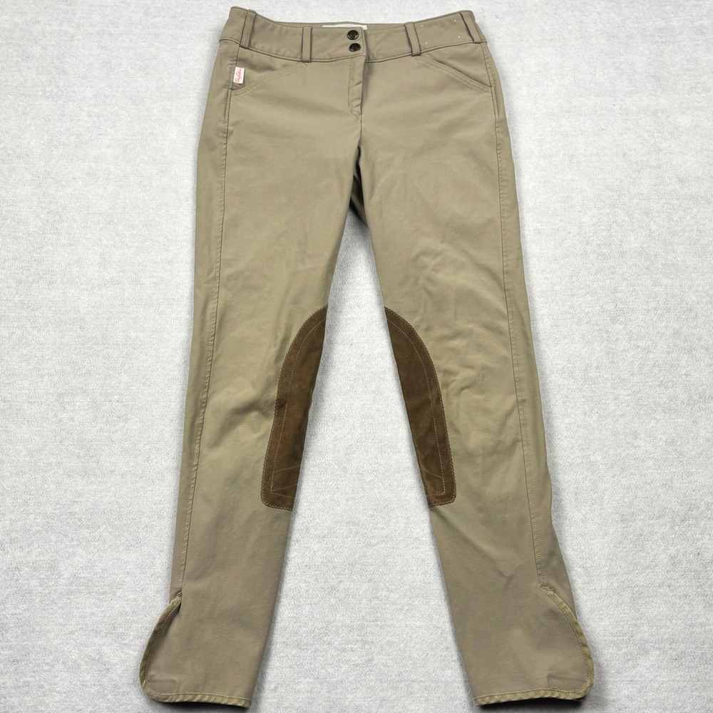 Tailored Sportsman 1957 Tan Professional Low Rise Breeches Riding Pants 26 Long